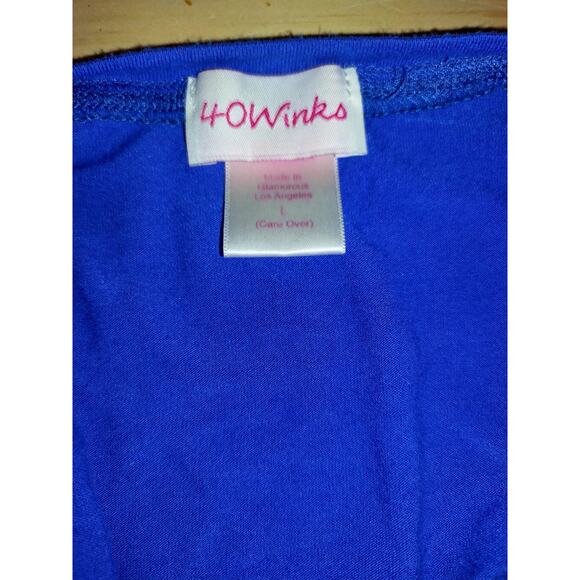 Howinks Womens Royal Blue 3/4 Sleeves Tunic Mini Tee Shirt Dress Size Large - Picture 6 of 7